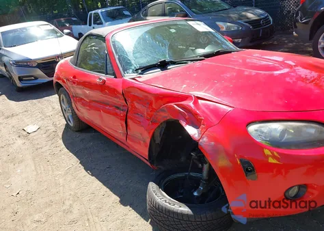 2006 Mazda Mx-5 Touring из США, поврежденный, VIN JM1NC25F460105834